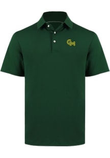 George Mason University Mens Green ECOTEC Short Sleeve Polo