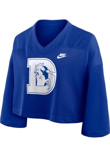 Denver Broncos Womens Nike Rewind Fashion Football Jersey - Blue