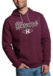 Harvard Crimson Mens Maroon Block H Fashion Hood