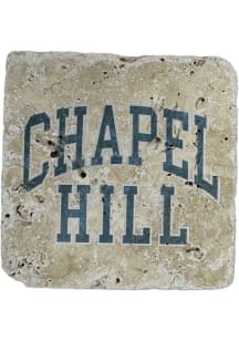 Chapel Hill Varsity Text Coaster - White