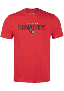 Levelwear Ottawa Senators Youth Red Richmond Jr Carve Short Sleeve T-Shirt