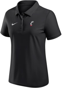 Nike Cincinnati Bearcats Womens Black Victory Short Sleeve Polo Shirt