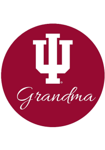 Indiana Hoosiers 3" Grandma Button - Red