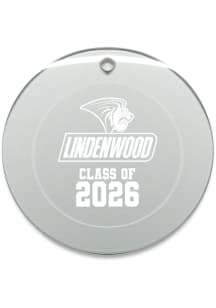 Lindenwood Lions Class of 2026 Round Ornament - White