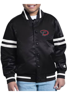 Starter Arizona Diamondbacks Youth Black Satin Medium Weight Jacket