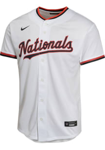 Nike Washington Nationals Youth White Home Game Jersey