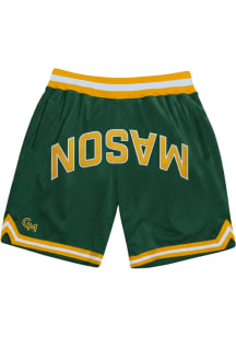 George Mason University Mens Green Varsity Mesh Shorts Shorts