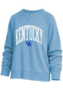Kentucky Wildcats Womens Light Blue Willow Crew Sweatshirt