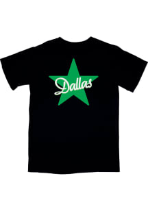 B-Unlimited Dallas Ft Worth Womens Black Star design Short Sleeve T-Shirt