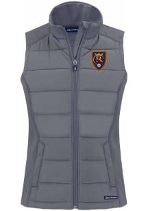 Cutter and Buck Real Salt Lake Womens Graphite Evoke Vest