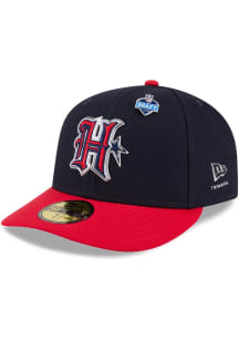 New Era Houston Texans Mens Navy Blue 2026 NFL Draft 59FIFTY Fitted Hat