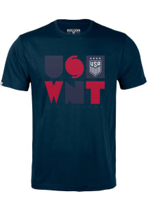 Levelwear USWNT Navy Blue Richmond Full On Short Sleeve T Shirt