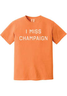 Summit Sportswear Champaign Orange I Miss Short Sleeve T Shirt