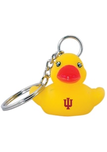 Indiana Hoosiers Rubber Duck Keychain - Red