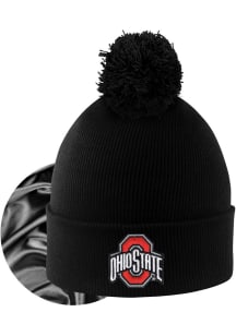 LogoFit Ohio State Buckeyes Black Monroe Womens Knit Hat