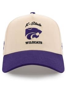K-State Wildcats 2T Tradition Adjustable Hat - Ivory