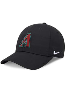 Nike Arizona Diamondbacks Evergreen Club Unstructured Adjustable Adjustable Hat - Black