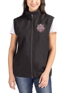 Cutter and Buck Indiana Hoosiers Womens Black 2025 CFP National Champions Charter Vest