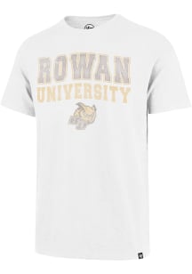 47 Rowan University White STADIUM WAVE SCRUM TEE MEN Short Sleeve Fashion T Shirt