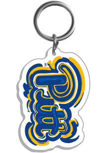 Pitt Panthers Acrylic Main Keychain - Blue