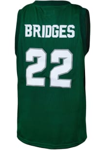 Miles Bridges  Original Retro Brand Michigan State Spartans Green College Classic Name and Number..