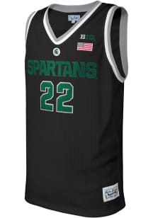 Miles Bridges  Original Retro Brand Michigan State Spartans Black College Classic Name and Number..