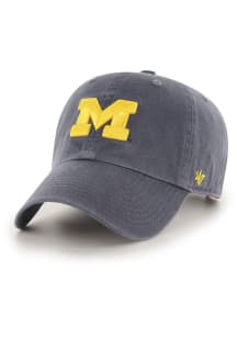 47 Michigan Wolverines Vintage Clean Up Adjustable Hat - Blue