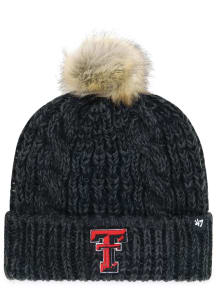 47 Texas Tech Red Raiders Black Meeko Cuff Womens Knit Hat