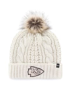 47 Kansas City Chiefs White Meeko Womens Knit Hat