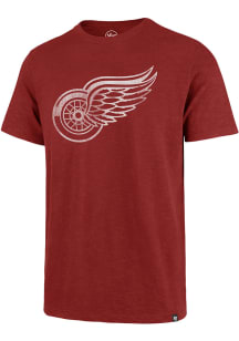 47 Detroit Red Wings Red Grit Scrum Short Sleeve Fashion T Shirt