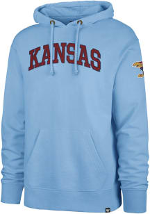 47 Kansas Jayhawks Mens Light Blue Striker Fashion Hood