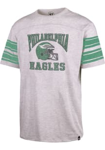 47 Philadelphia Eagles Grey Arena Arch Holyoke Short Sleeve Fashion T Shirt