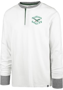 47 Philadelphia Eagles White Pats Peek Long Sleeve Fashion T Shirt