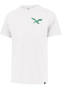 47 Philadelphia Eagles White Back Play Franklin Short Sleeve Fashion T Shirt