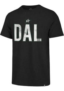 47 Dallas Stars Black Wordmark Match Short Sleeve Fashion T Shirt