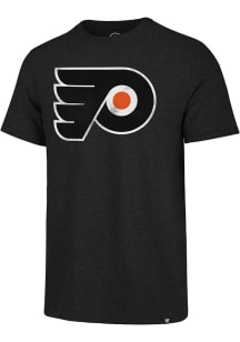 47 Philadelphia Flyers Black Logo Match Short Sleeve Fashion T Shirt