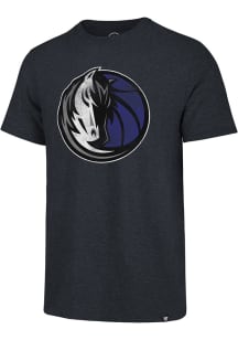 47 Dallas Mavericks Navy Blue Logo Match Short Sleeve Fashion T Shirt