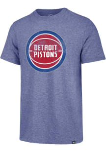47 Detroit Pistons Blue Match Short Sleeve Fashion T Shirt
