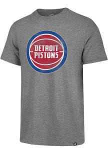 47 Detroit Pistons Grey Match Short Sleeve Fashion T Shirt