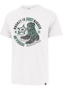 47 Dallas Stars White Texas Hockey Short Sleeve Fashion T Shirt