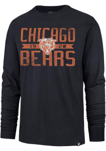 47 Chicago Bears Navy Blue WIDE OUT FRANKLIN Long Sleeve Fashion T Shirt