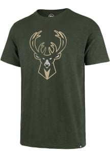 47 Milwaukee Bucks Green Remix Grit Scrum Short Sleeve Fashion T Shirt