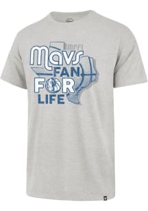 47 Dallas Mavericks Grey Regional Franklin Short Sleeve Fashion T Shirt