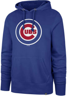 47 Chicago Cubs Mens Blue Imprint Headline Long Sleeve Hoodie