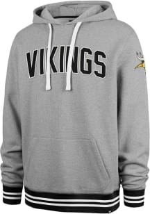 47 Minnesota Vikings Mens Grey Eastport Fashion Hood