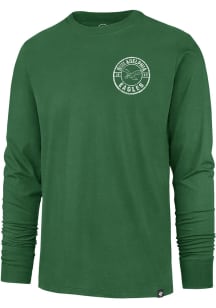 47 Philadelphia Eagles Kelly Green Spiral Franklin Long Sleeve Fashion T Shirt