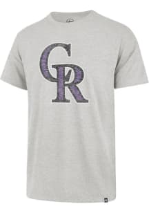 47 Colorado Rockies Grey Premier Franklin Short Sleeve Fashion T Shirt