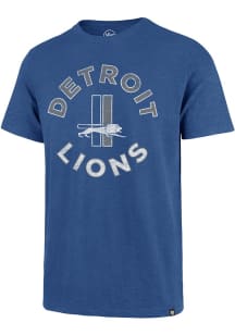 47 Detroit Lions Blue Rounded Scrum Short Sleeve Fashion T Shirt
