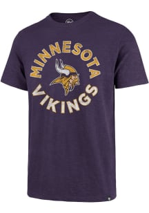47 Minnesota Vikings Purple Rounded Scrum Short Sleeve Fashion T Shirt