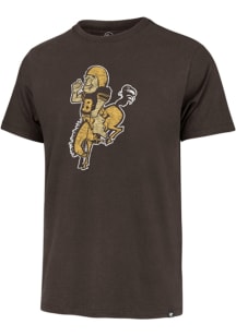 47 Denver Broncos Brown Premier Franklin Short Sleeve Fashion T Shirt